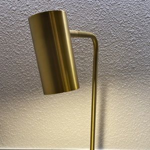 Gold chrome lamp